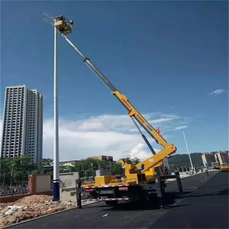 麻江维修路灯的曲臂升降车出租